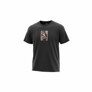 VANS Off the Wall Purple Skull Mens Short Sleeved Tshirt - Black Size XX